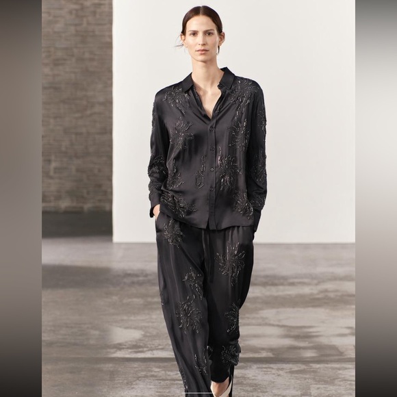 Zara Embellished pants - Picture 5 of 8